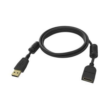 Vision Professional - Prodlužovací šňůra USB - USB (M) do USB (F) - USB 2.0 - 2 m - černá