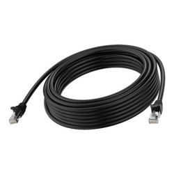 Vision - Sítový kabel - RJ-45 (M) do RJ-45 (M) - 3 m - 6.2 mm - STP - CAT 6a - lisovaný, provedení bez hrbolku - cerná