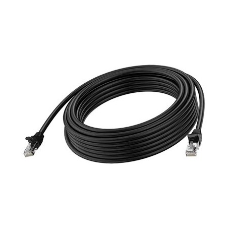 Vision - Sítový kabel - RJ-45 (M) do RJ-45 (M) - 3 m - 6.2 mm - STP - CAT 6a - lisovaný, provedení bez hrbolku - cerná