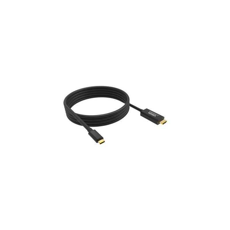 VISION - Kabel adaptéru - USB-C s piny (male) do HDMI s piny (male) - 2 m - cerná - podpora 8K UHD (7680 x 4320)