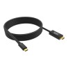 VISION - Kabel adaptéru - USB-C s piny (male) do HDMI s piny (male) - 2 m - cerná - podpora 8K UHD (7680 x 4320)