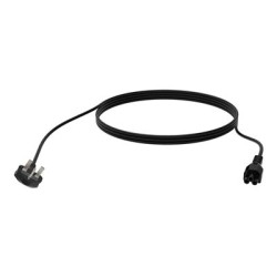 Vision - Elektrický kabel - BS 1363 do IEC 60320 C5 clover - 250 V - 13 A - 3 m - licna - černá - Velká Británie