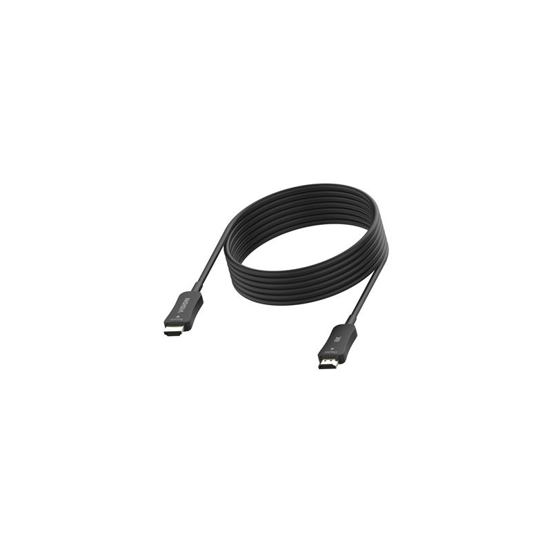 VISION - HDMI kabel - HDMI s piny (male) do HDMI s piny (male) - 30 m - optické vlákno - cerná - support Dynamic HDR10, 8K60Hz