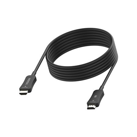 VISION - HDMI kabel - HDMI s piny (male) do HDMI s piny (male) - 30 m - optické vlákno - cerná - support Dynamic HDR10, 8K60Hz