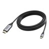 VISION - Kabel adaptéru - USB-C s piny (male) do HDMI s piny (male) - 5 m - koaxiál - cerná - podpora 4K60 Hz (3840 x 2160)