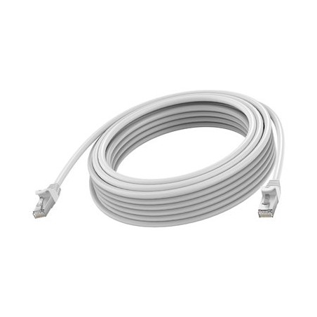 Vision - Sítový kabel - RJ-45 (M) do RJ-45 (M) - 5 m - 6.2 mm - STP - CAT 6a - lisovaný, provedení bez hrbolku - bílá