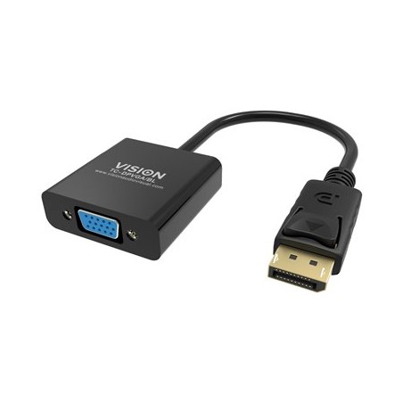 Vision Professional - Video adaptér - DisplayPort (M) do HD-15 (VGA) (F) - černá
