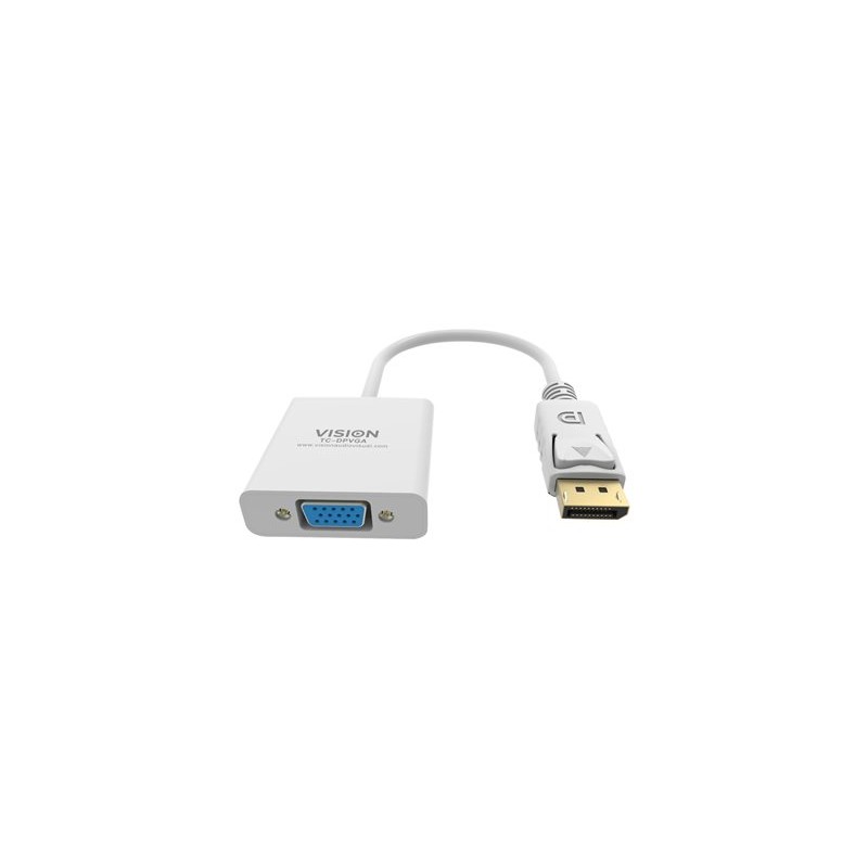 Vision - Nástroj pro převod videa - DisplayPort - VGA - bílá