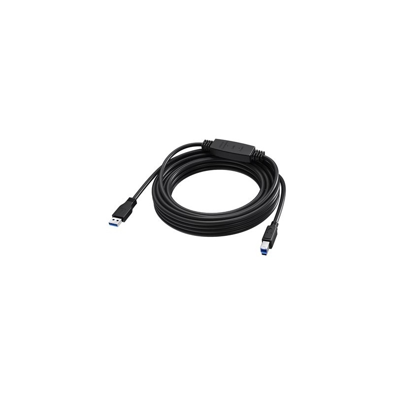 Vision - Kabel USB - USB typ A (M) do USB Type B (M) - USB 3.0 - 5 m - aktivní inline booster - cerná