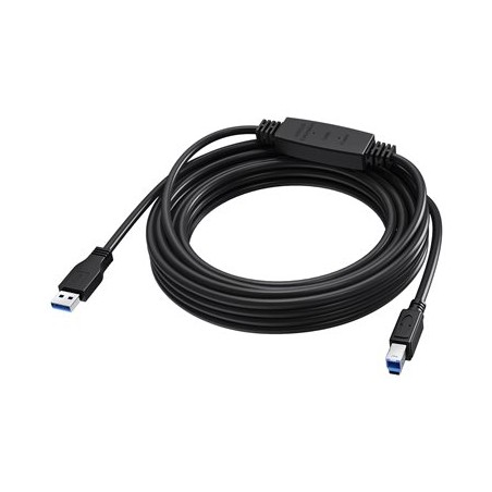 Vision - Kabel USB - USB typ A (M) do USB Type B (M) - USB 3.0 - 5 m - aktivní inline booster - cerná