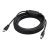 Vision - Kabel USB - USB typ A (M) do USB Type B (M) - USB 3.0 - 5 m - aktivní inline booster - cerná