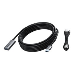 Vision - Prodlužovací šnura USB - USB typ A (F) do USB typ A (M) - USB 3.0 - 5 m - cerná