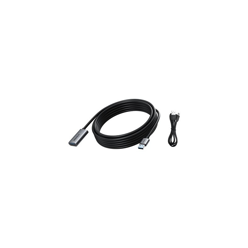 Vision - Prodlužovací šnura USB - USB typ A (F) do USB typ A (M) - USB 3.0 - 5 m - cerná