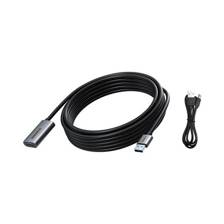 Vision - Prodlužovací šnura USB - USB typ A (F) do USB typ A (M) - USB 3.0 - 5 m - cerná