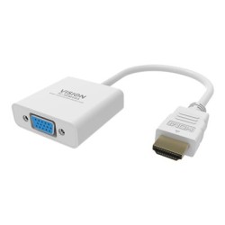 Vision Techconnect - Nástroj pro převod videa - HDMI - VGA - bílá