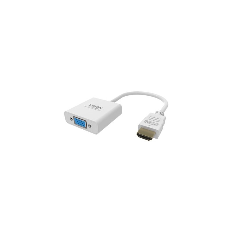 Vision Techconnect - Nástroj pro převod videa - HDMI - VGA - bílá