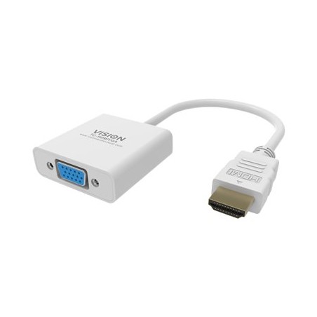 Vision Techconnect - Nástroj pro převod videa - HDMI - VGA - bílá