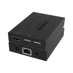 Vision TC-HDMIIPRX/3 - KVM / audio / infračervený extender - receiver - přes CAT 6 - USB - až 150 m