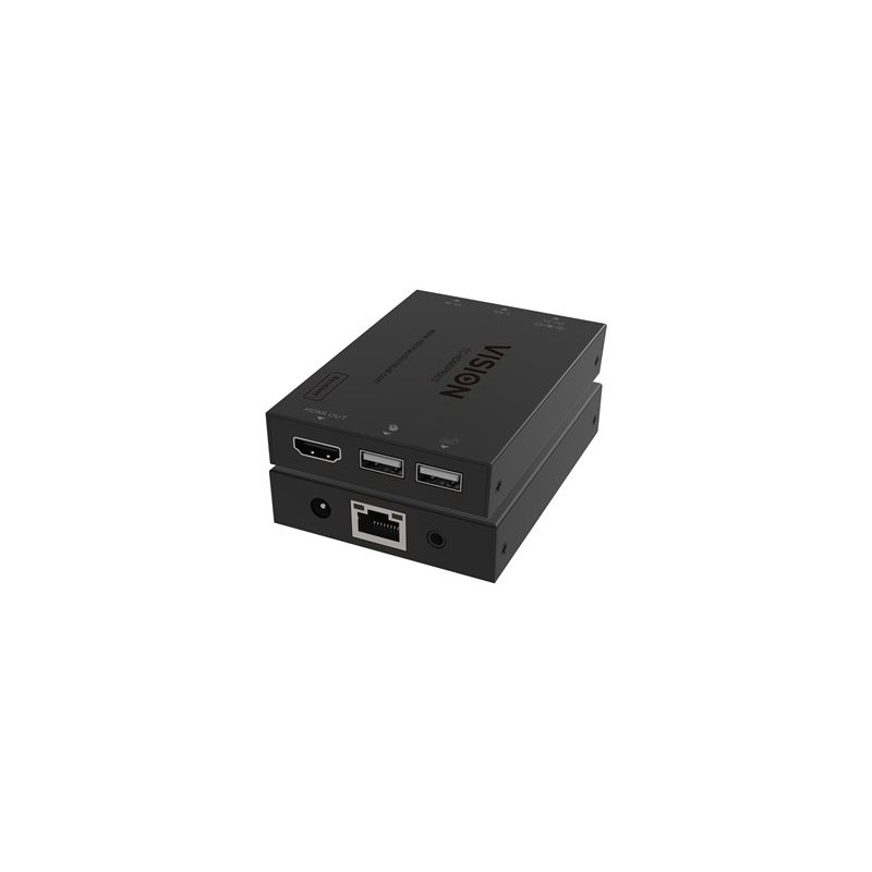 Vision TC-HDMIIPRX/3 - KVM / audio / infračervený extender - receiver - přes CAT 6 - USB - až 150 m
