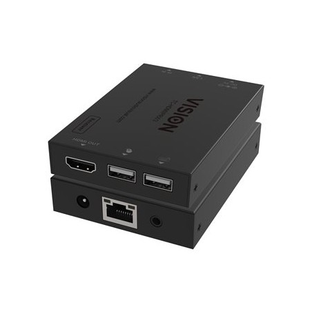 Vision TC-HDMIIPRX/3 - KVM / audio / infračervený extender - receiver - přes CAT 6 - USB - až 150 m