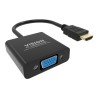 VISION Professional - Video adaptér - HDMI s piny (male) do HD-15 (VGA) se zdířkami (female) - 23 cm - černá - podpora 1080p