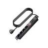 Vision - Pásek na rozvod silnoproudu - AC 230 V - vstup: power CEE 7/7 - výstupní konektory: 4 (power CEE 7/3) - 1.8 m kabel