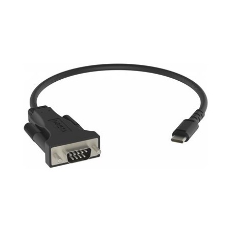 Vision Professional - Sériový adaptér - USB-C (M) do DB-9 (M) - černá