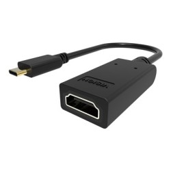 VISION - Video adaptér - USB-C s piny (male) do HDMI se zdířkami (female) - černá - podporuje 4K