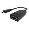 VISION - Video adaptér - USB-C s piny (male) do HDMI se zdířkami (female) - černá - podporuje 4K