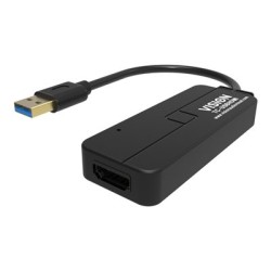 Vision - Externí video adaptér - USB 3.0 - HDMI - černá - maloobchod