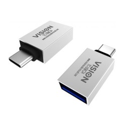 Vision - USB adaptér - USB-C (M) do USB typ A (F) - USB 3.1 Gen 2 - bílá