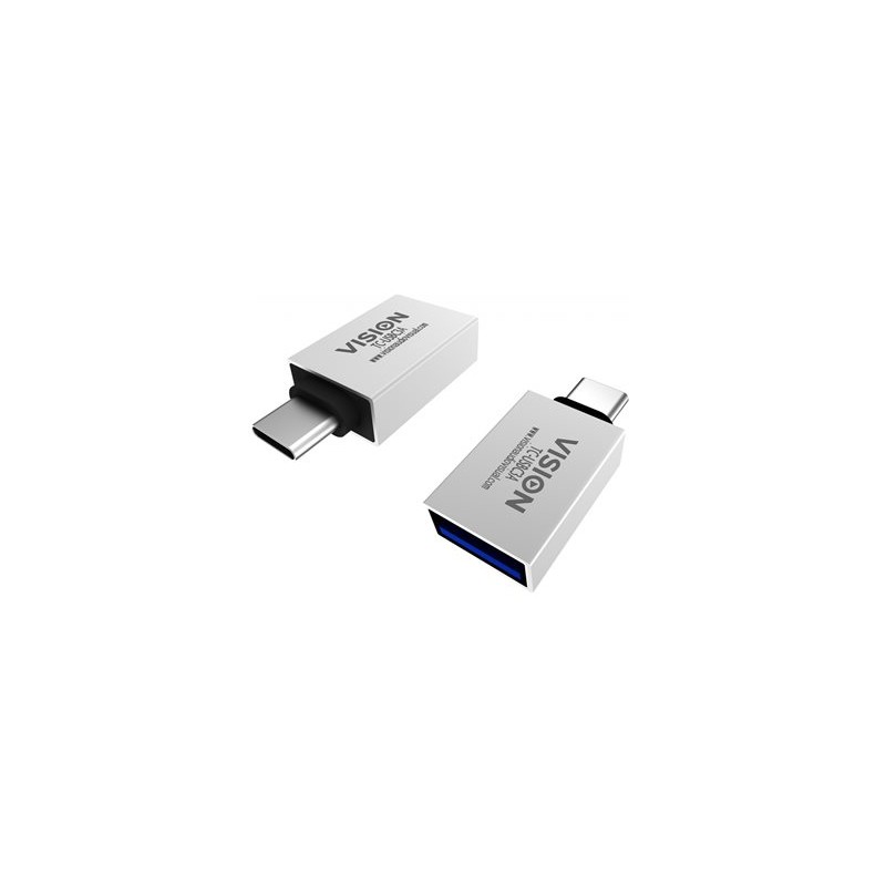Vision - USB adaptér - USB-C (M) do USB typ A (F) - USB 3.1 Gen 2 - bílá