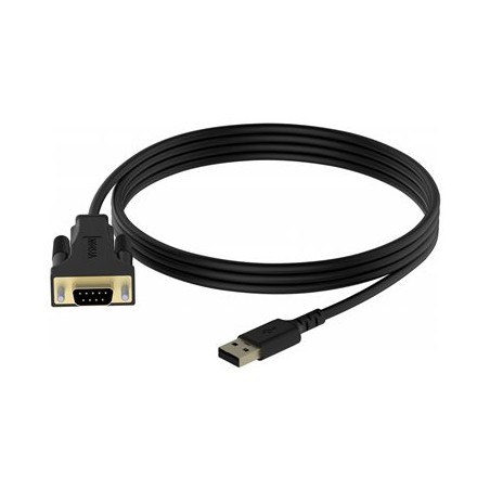 Vision USB to Serial Adaptor - Sériový adaptér - USB - RS-232 - černá