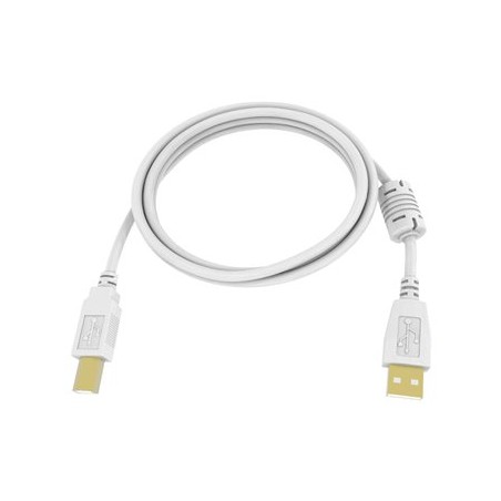 Vision Techconnect 2 - Kabel USB - USB typ B (M) do USB (M) - USB 2.0 - 5 m - bílá