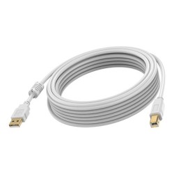 Vision Techconnect 2 - Kabel USB - USB typ B (M) do USB (M) - USB 2.0 - 3 m - bílá