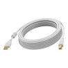 Vision Techconnect 2 - Kabel USB - USB typ B (M) do USB (M) - USB 2.0 - 3 m - bílá