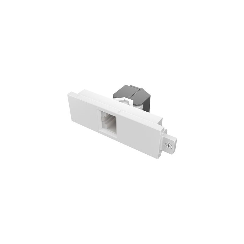 Vision Techconnect - Modul - montovatelný na čelní panel - CAT 6a - RJ-45 - bílá