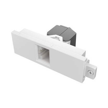 Vision Techconnect - Modul - montovatelný na čelní panel - CAT 6a - RJ-45 - bílá