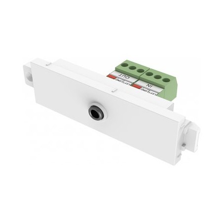 VISION TC3 - Modulární souprava destiček s úchyty a kabely - mini-phone stereo 3.5 mm - bílá - 1 souprava