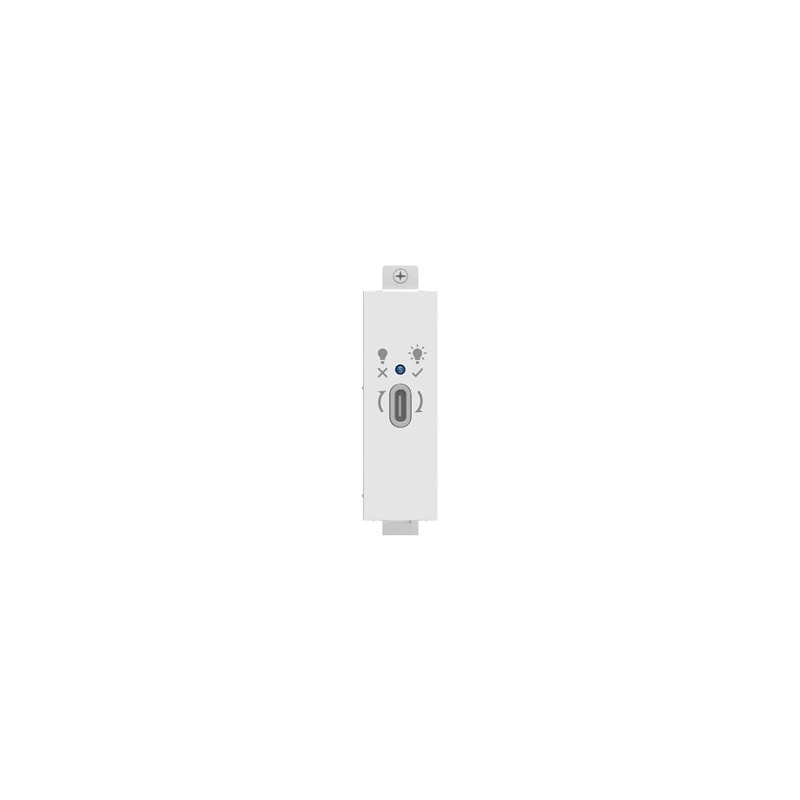 VISION TechConnect 3 - Prichycení talíre modulárního zarízení - USB typu C - bílá