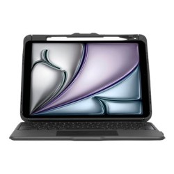Targus Versavu - Klávesnice a pouzdro (klávesnicový obal) - s trackpad - podsvícená - bezdrátový - Bluetooth 5.0 - AZERTY