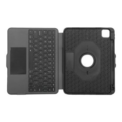 Targus Versavu - Klávesnice a pouzdro - s trackpad - podsvícená - bezdrátový - Bluetooth 5.0 - QWERTZ - nemecká - cerná