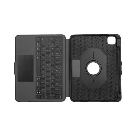 Targus Versavu - Klávesnice a pouzdro - s trackpad - podsvícená - bezdrátový - Bluetooth 5.0 - QWERTY - severské jazyk… THZ988NO