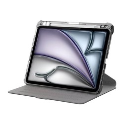 Targus Pro-Tek - Pouzdro s klopou pro tablet - termoplastický polyuretan (TPU) - průsvitná, černá - 11" - pro Apple 11-inch