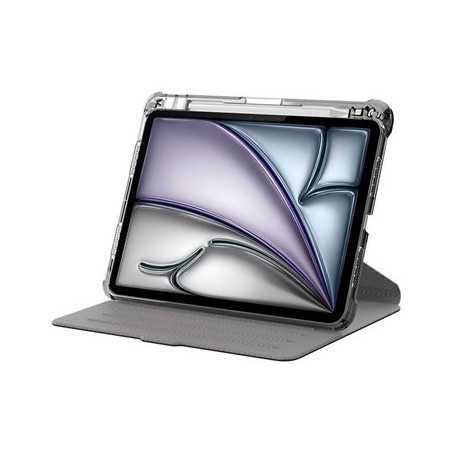 Targus Pro-Tek - Pouzdro s klopou pro tablet - termoplastický polyuretan (TPU) - průsvitná, černá - 11" - pro Apple 11-inch