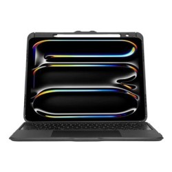Targus Versavu - Klávesnice a pouzdro (klávesnicový obal) - s trackpad - podsvícená - bezdrátový - Bluetooth 5.0 - QWERTY