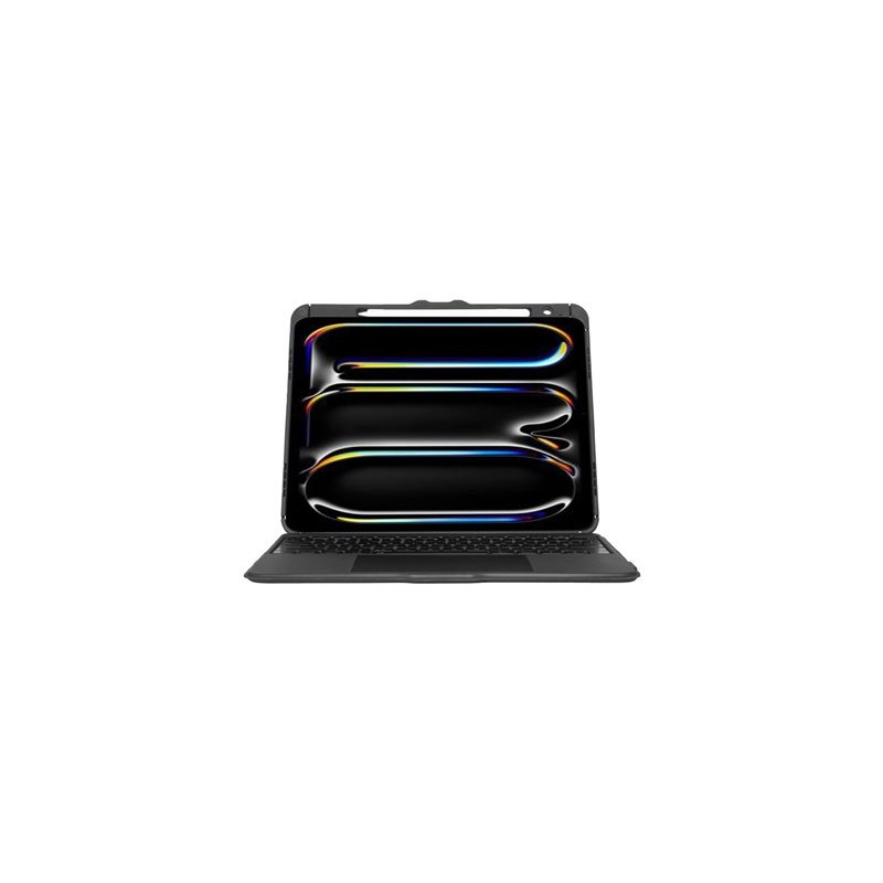 Targus Versavu - Klávesnice a pouzdro (klávesnicový obal) - s trackpad - podsvícená - bezdrátový - Bluetooth 5.0 - QWERTY