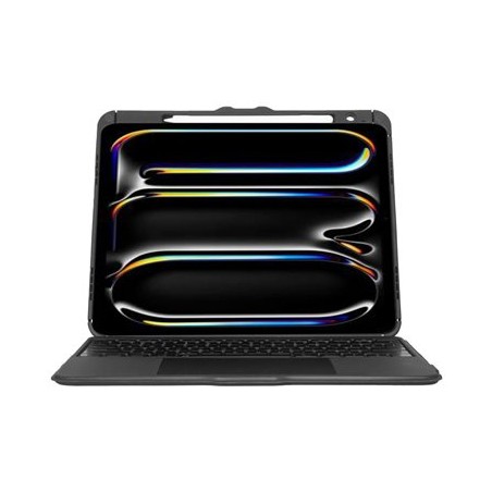 Targus Versavu - Klávesnice a pouzdro (klávesnicový obal) - s trackpad - podsvícená - bezdrátový - Bluetooth 5.0 - QWERTY