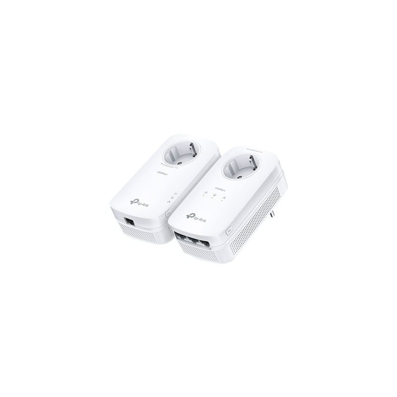 TP-Link TL-PA8033P KIT V4 - Starter Kit - sada napájecího adaptéru 3portový switch - 1GbE, HomePlug AV (HPAV), HomePlug AV