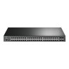 TP-Link JetStream TL-SG3452P V3.26 - Přepínač - L2+ - řízený - 48 x 10/100/1000 (PoE+) + 4 x gigabitů SFP - Lze montovat do